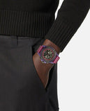  Shop Authentic Versace Icon Active Chronograph Black Dial Purple Rubber Strap Watch For Men - VEZ701423 - Luxxuri