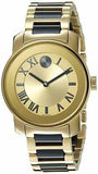  Shop Authentic Movado Bold Yellow Gold Dial Two Tone Steel Strap Watch for Women - 3600355 - Luxxuri