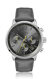  Shop Authentic Hugo Boss Attitude Grey Dial Grey Leather Strap Watch for Men - 1513658 - Luxxuri