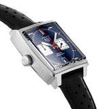  Shop Authentic Tag Heuer Monaco Automatic Chronograph Blue Dial Black Leather Strap Watch for Men - CAW211P.FC6356 - Luxxuri