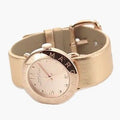  Shop Authentic Marc Jacobs Amy Gold Dial Gold Leather Strap Watch for Women - MBM8627 - Luxxuri