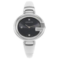 Shop Authentic Gucci Guccissima Black Dial Silver Steel Strap Watch For Women - YA134301 - Luxxuri