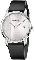  Shop Authentic Calvin Klein City Silver Dial Black Steel Strap Watch for Men - K2G2G1CX - Luxxuri