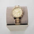  Shop Authentic Michael Kors Ritz Chronograph Gold Dial Gold Steel Strap Watch For Women - MK6597 - Luxxuri