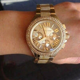  Shop Authentic Michael Kors Camille Gold Dial Gold Steel Strap Watch for Women - MK5902 - Luxxuri