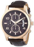  Shop Authentic Guess Exec Chronograph Brown Dial Brown Leather Strap Watch For Men - W0076G4 - Luxxuri