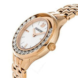  Shop Authentic Swarovski Lovely Crystals Mother of Pearl Dial Rose Gold Steel Strap Watch for Women - 5261496 - Luxxuri
