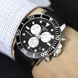  Shop Authentic Tissot Seastar 1000 Chronograph Black Dial Black Rubber Strap Watch For Men - T120.417.17.051.00 - Luxxuri