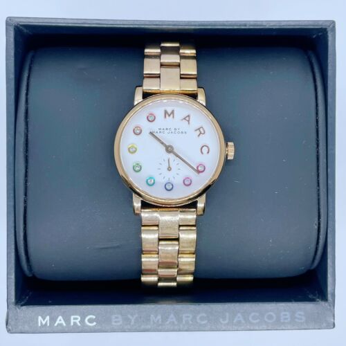  Shop Authentic Marc Jacobs Baker Dexter White Dial Rose Gold Steel Strap Watch for Women - MBM3443 - Luxxuri