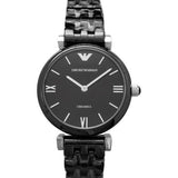  Shop Authentic Emporio Armani Ceramica Black Dial Black Ceramic Strap Watch For Women - AR1487 - Luxxuri