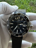  Shop Authentic Tag Heuer Aquaracer Calibre 5 Automatic Black Dial Black Rubber Strap Watch for Men -  WAY211A.FT6151 - Luxxuri
