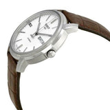  Shop Authentic Tissot Automatics III Steel White Dial Brown Leather Strap Watch For Men - T065.430.16.031.00 - Luxxuri