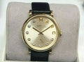  Shop Authentic Marc Jacobs Baker Gold Dial Black Leather Strap Watch for Women - MBM1399 - Luxxuri
