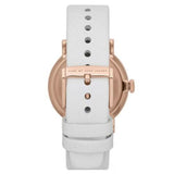  Shop Authentic Marc Jacobs Baker White Dial White Leather Strap Watch for Women - MBM1283 - Luxxuri