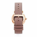 Marc Jacobs Roxy White Dial Light Brown Leather Strap Watch for Women - MJ1538