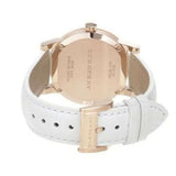  Shop Authentic Burberry The City Diamonds White Dial White Leather Strap Watch for Women - BU9130 - Luxxuri