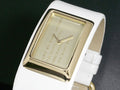  Shop Authentic Marc Jacobs Champagne Dial White Leather Strap Watch for Women - MBM2043 - Luxxuri