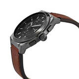  Shop Authentic Fossil Everett Chronograph Grey Dial Brown Leather Strap Watch for Men - FS5799 - Luxxuri