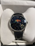  Shop Authentic Gucci G-Timeless Moonphase Black Dial Black Leather Strap Watch For Men - YA1264045 - Luxxuri