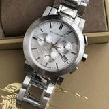  Shop Authentic Burberry The City White Dial Silver Steel Strap Watch for Men - BU9750 - Luxxuri