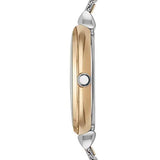  Shop Authentic Emporio Armani Gianni T Bar Mother of Pearl Dial Silver Mesh Bracelet Watch For Women - AR2068 - Luxxuri