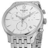  Shop Authentic Tissot T Classic Tradition Chronograph White Dial Silver Steel Strap Watch For Men - T063.617.11.037.00 - Luxxuri