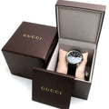  Shop Authentic Gucci G Chrono Black Dial Black Leather Strap Watch For Men - YA101205 - Luxxuri