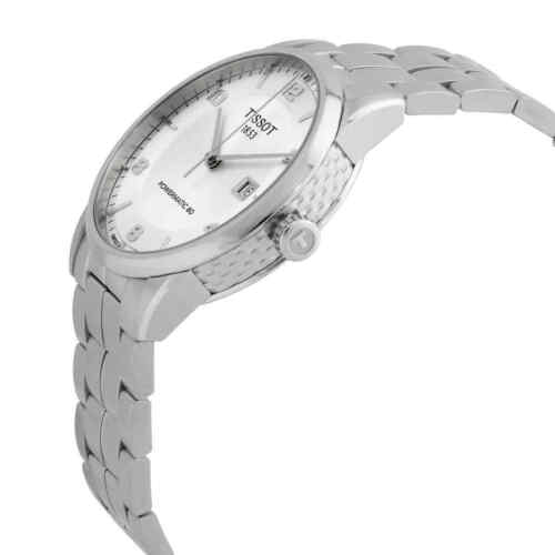 Tissot Luxury Powermatic 80 Silver Dial Silver Steel Strap Watch For Men - T086.407.11.037.00