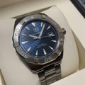  Shop Authentic Tag Heuer Aquaracer Automatic Blue Dial Silver Steel Strap Watch for Men - WAY2112.BA0928 - Luxxuri