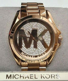  Shop Authentic Michael Kors Bradshaw Rose Gold Dial Rose Gold Steel Strap Watch for Women - MK6437 - Luxxuri