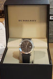  Shop Authentic Burberry Smoked Brown Dial Brown Leather Strap Watch for Women - BU1775 - Luxxuri