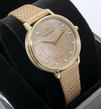  Shop Authentic Emporio Armani Kappa Quartz Mother of Pearl Taupe Dial Brown Leather Strap Watch For Men - AR11151 - Luxxuri