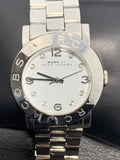  Shop Authentic Marc Jacobs Amy White Dial Silver Steel Strap Watch for Women - MBM3054 - Luxxuri