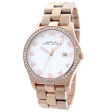  Shop Authentic Marc Jacobs Henry Diamonds White Dial Rose Gold Steel Strap Watch for Women - MBM3079 - Luxxuri