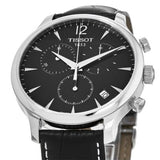  Shop Authentic Tissot T Classic Tradition Chronograph Black Dial Black Leather Strap Watch For Men - T063.617.16.057.00 - Luxxuri