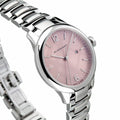  Shop Authentic Burberry The Classic Pink Dial Silver Steel Strap Watch for Women - BU10111 - Luxxuri