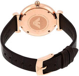  Shop Authentic Emporio Armani Classic Quartz Pink Dial Brown Leather Strap Watch For Women - AR1911 - Luxxuri