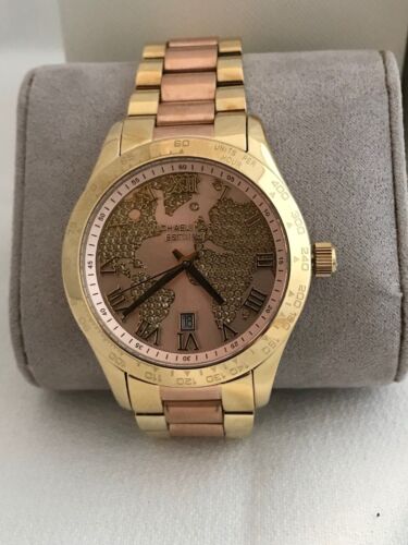  Shop Authentic Michael Kors Layton Rose Gold Dial Gold Stainless Steel Strap Watch for Women - MK6476 - Luxxuri