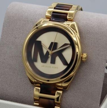  Shop Authentic Michael Kors Janelle Three-Hand Gold Dial Two Tone Steel Strap Watch For Women - MK7136 - Luxxuri