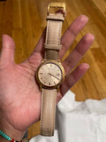  Shop Authentic Burberry The City Beige Dial Brown Leather Strap Watch for Women - BU9014 - Luxxuri