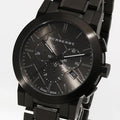Burberry The City Grey Dial Gunmetal Grey Steel Strap Watch for Men - BU9354