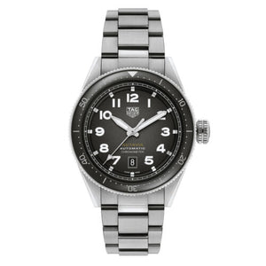  Shop Authentic Tag Heuer Autavia Automatic Grey Dial Silver Steel Strap Watch for Men - WBE5114.EB0173 - Luxxuri