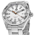  Shop Authentic Tag Heuer Aquaracer Quartz White Dial Silver Steel Strap Watch for Men - WBD1111.BA0928 - Luxxuri