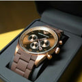  Shop Authentic Emporio Armani Sport Chronograph Brown Dial Brown Stainless Steel Watch For Men - AR5890 - Luxxuri