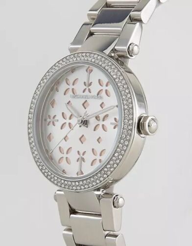  Shop Authentic Michael Kors Parker Silver Dial Silver Stainless Steel Strap Watch for Women - MK6483 - Luxxuri