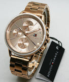  Shop Authentic Tommy Hilfiger Carly Rose Gold Dial Rose Gold Steel Strap Watch for Women - 1781788 - Luxxuri
