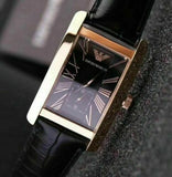  Shop Authentic Emporio Armani Classic Black Dial Black Leather Strap Watch For Women - AR0169 - Luxxuri