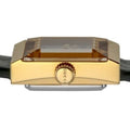  Shop Authentic Gucci G Frame Double Mother of Pearl Dial Green Leather Strap Watch For Women - YA128525 - Luxxuri