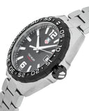  Shop Authentic Tag Heuer Formula 1 Quartz Black Dial Silver Steel Strap Watch for Men - WAZ1110.BA0875 - Luxxuri