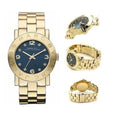  Shop Authentic Marc Jacobs Amy Blue Dial Gold Steel Strap Watch for Women - MBM3166 - Luxxuri